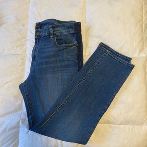 Ann Taylor Factory Fabric Striped Jeans